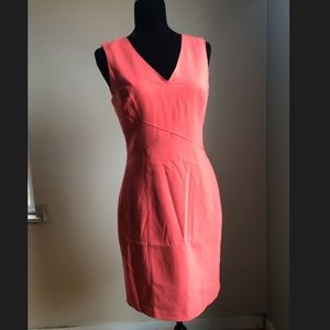 White House Black Market Orange Dress size 4